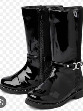The Children's Place Girls Jeweled Buckle Tall Boots - Youth 1 (8 inches)
